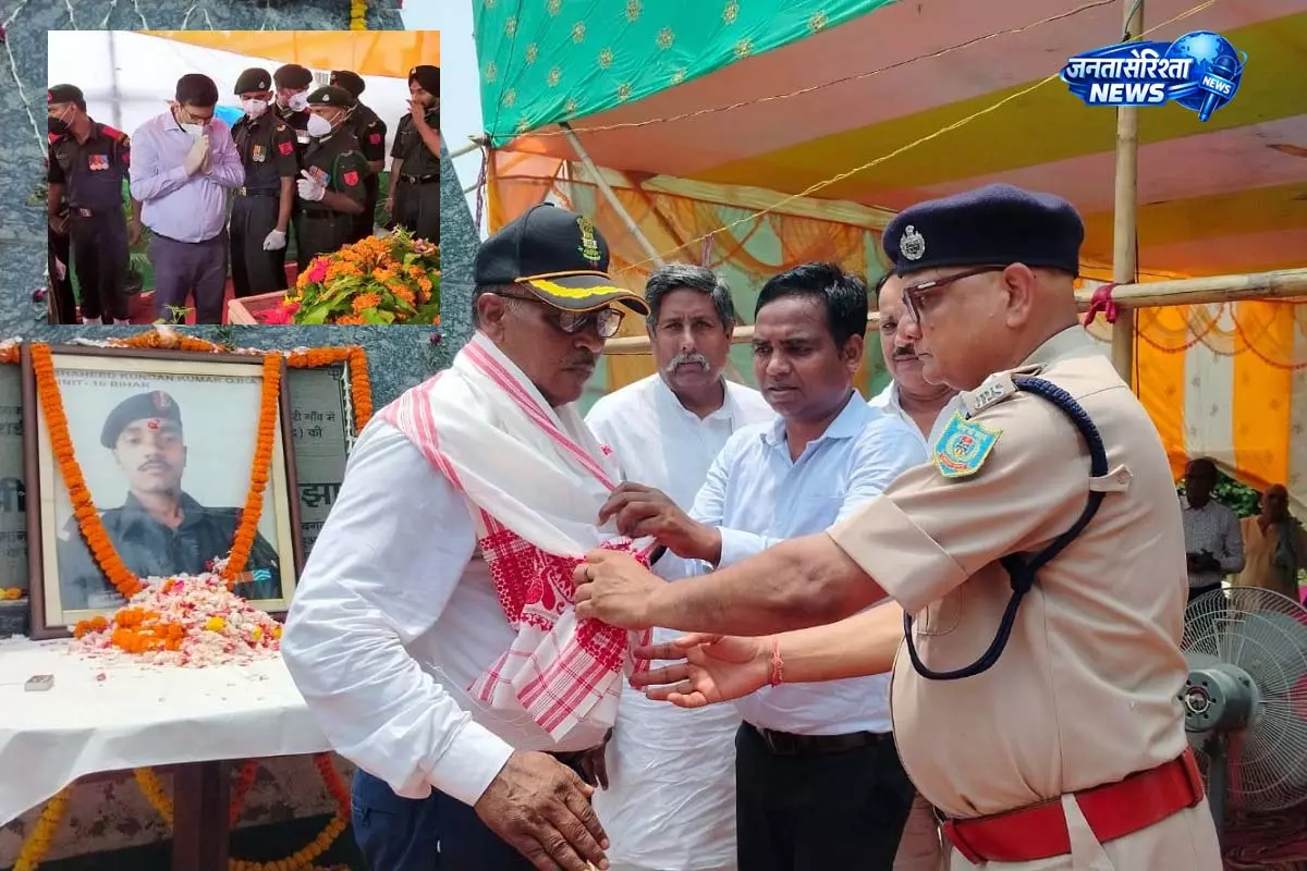 दुर्गम घाटी के वीर को देश ने दी श्रद्धांजलि दुर्गम घाटी के वीर को देश ने दी श्रद्धांजलि