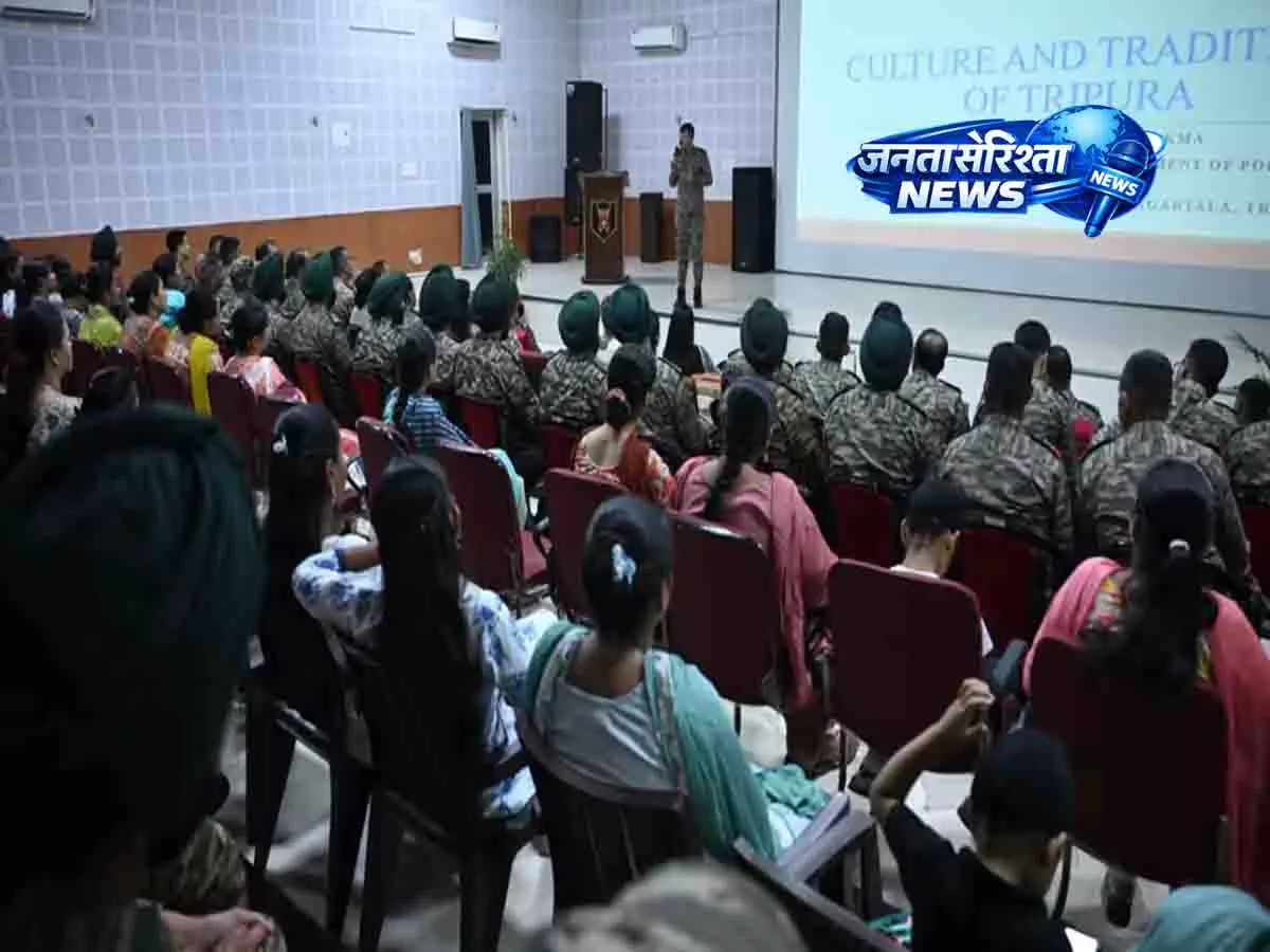 अगरतला में सेना का कार्यक्रम, त्रिपुरा की संस्कृति पर विशेष लेक्चर अगरतला में सेना का कार्यक्रम, त्रिपुरा की संस्कृति पर विशेष लेक्चर
