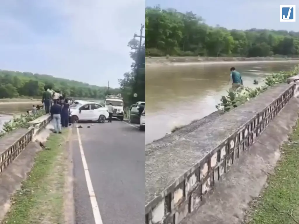 VIDEO VIRAL: एक्सीडेंट के बाद नहर में कूदा ड्राइवर VIDEO VIRAL: एक्सीडेंट के बाद नहर में कूदा ड्राइवर