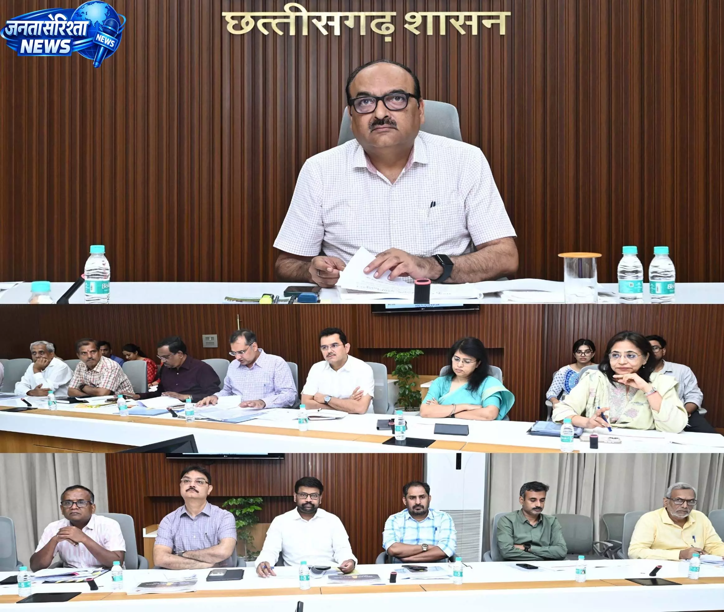 छत्तीसगढ़ में PMGSY की उच्च स्तरीय समीक्षा छत्तीसगढ़ में PMGSY की उच्च स्तरीय समीक्षा