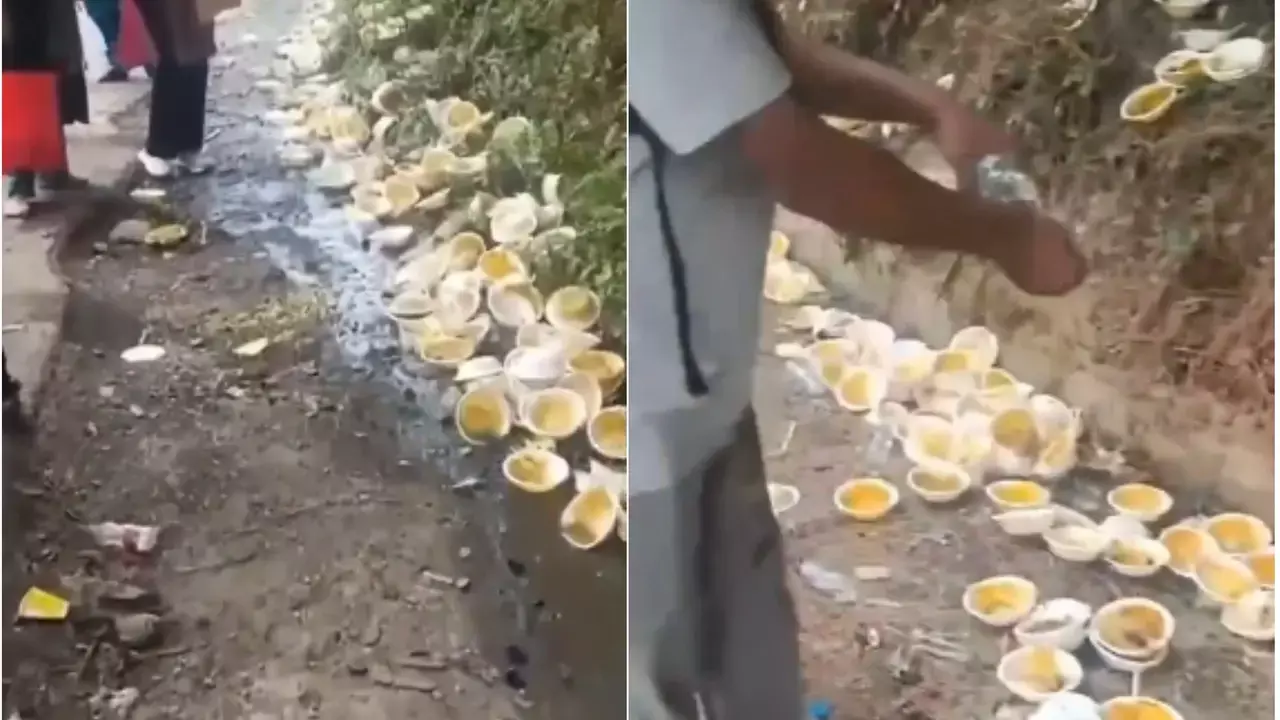 VIDEO: कैंची धाम के आसपास फैली गंदगी, श्रद्धालुओं ने प्रशासनिक लापरवाही पर जताई नाराजगी