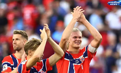Erling हालैंड के दो गोल से नॉर्वे की धमाकेदार शुरुआत, इराक को 4-1 से हराया