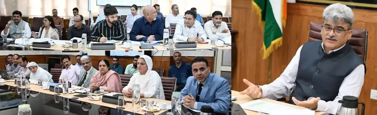 Srinagar: टीबी मुक्त भारत अभियान को लेकर मुख्य सचिव ने की समीक्षा बैठक Srinagar: टीबी मुक्त भारत अभियान को लेकर मुख्य सचिव ने की समीक्षा बैठक