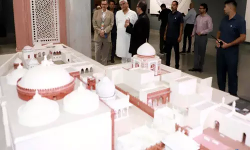 Humayun टॉम्ब म्यूजियम में इटैलियन एंबेसी की भाषा प्रदर्शनी