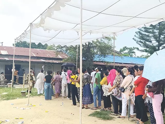 वोखा में हिंसा: नगर निकाय उपचुनाव में भारी मतदान वोखा में हिंसा: नगर निकाय उपचुनाव में भारी मतदान