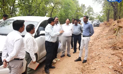 लोक निर्माण विभाग के सचिव ने निर्माणाधीन राष्ट्रीय राजमार्ग एवं रतनपुर बायपास का किया निरीक्षण