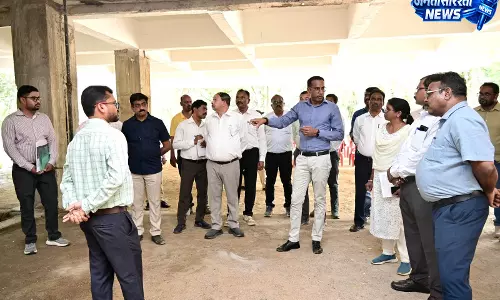 PWD सचिव ने निर्माणाधीन कंपोजिट बिल्डिंग के कार्यों का किया निरीक्षण PWD सचिव ने निर्माणाधीन कंपोजिट बिल्डिंग के कार्यों का किया निरीक्षण