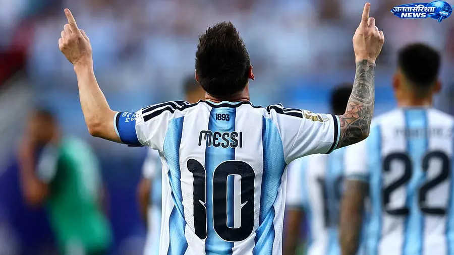 Messi की हैट्रिक से अर्जेंटीना की बड़ी जीत, वर्ल्ड कप में 16 गोल के साथ क्लोज़ की बराबरी Messi की हैट्रिक से अर्जेंटीना की बड़ी जीत, वर्ल्ड कप में 16 गोल के साथ क्लोज़ की बराबरी