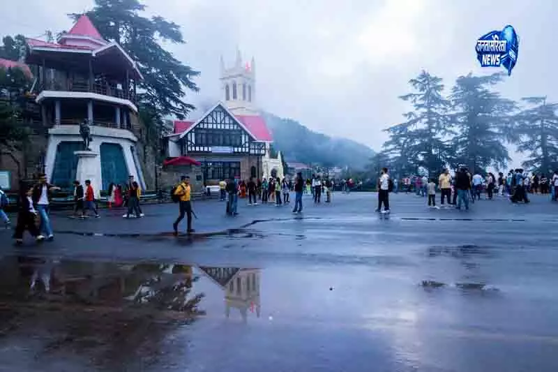 Himachal में बारिश और ओलावृष्टि का येलो अलर्ट जारी Himachal में बारिश और ओलावृष्टि का येलो अलर्ट जारी