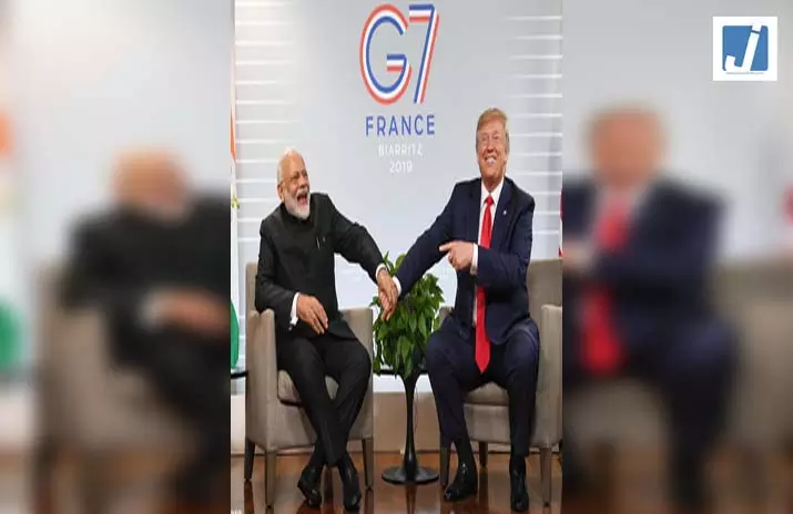 राष्ट्रपति ट्रंप और पीएम मोदी रिश्तों को नई ऊंचाइयों पर ले जाने को तैयार: व्हाइट हाउस राष्ट्रपति ट्रंप और पीएम मोदी रिश्तों को नई ऊंचाइयों पर ले जाने को तैयार: व्हाइट हाउस