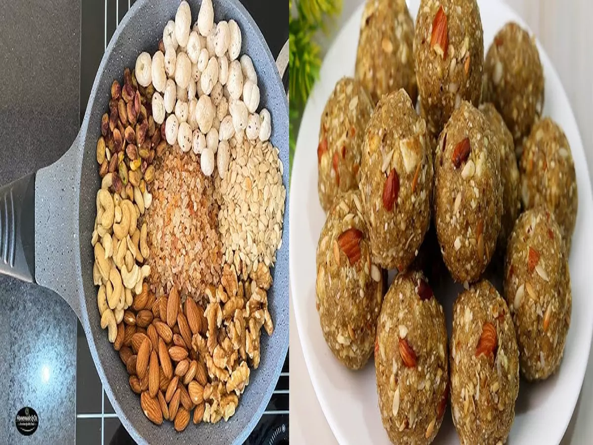 सेहत बढ़ाने वाले लड्डू, घर पर ऐसे बनाएं 8 आसान स्टेप्स में सेहत बढ़ाने वाले लड्डू, घर पर ऐसे बनाएं 8 आसान स्टेप्स में