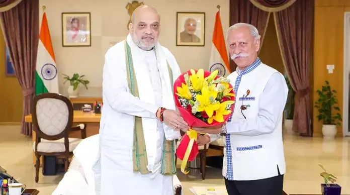 Governor ने अमित शाह से मुलाकात की, आंतरिक सुरक्षा पर चर्चा की