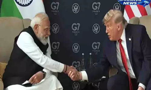 G7 समिट में पीएम मोदी और ट्रंप ने पश्चिम एशिया व ट्रेड डील पर चर्चा की G7 समिट में पीएम मोदी और ट्रंप ने पश्चिम एशिया व ट्रेड डील पर चर्चा की
