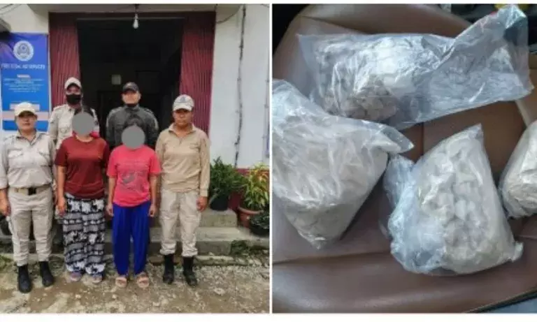 Manipur: चूड़ाचांदपुर में दो लोग गिरफ्तार, करीब 2 किलो संदिग्ध मॉर्फिन जब्त Manipur: चूड़ाचांदपुर में दो लोग गिरफ्तार, करीब 2 किलो संदिग्ध मॉर्फिन जब्त