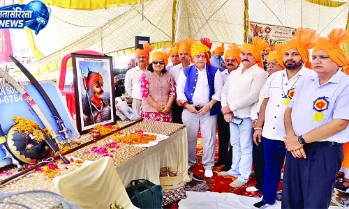 मंडी में महाराणा प्रताप जयंती की धूम, शोभायात्रा ने मोहा मन मंडी में महाराणा प्रताप जयंती की धूम, शोभायात्रा ने मोहा मन