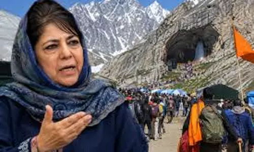 Sonamarg: अमरनाथ यात्रा आपसी सौहार्द का अवसर: महबूबा