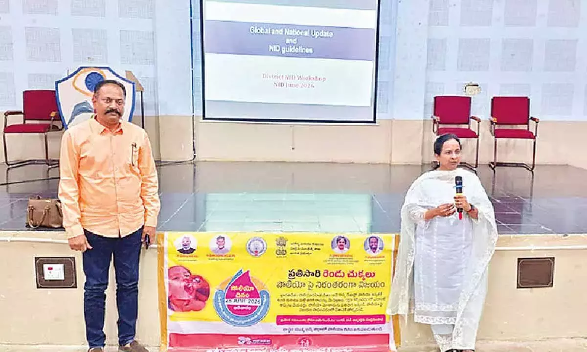 Andhra: कुरनूल 28 जून को होने वाले राष्ट्रीय पल्स पोलियो अभियान के लिए तैयार है Andhra: कुरनूल 28 जून को होने वाले राष्ट्रीय पल्स पोलियो अभियान के लिए तैयार है