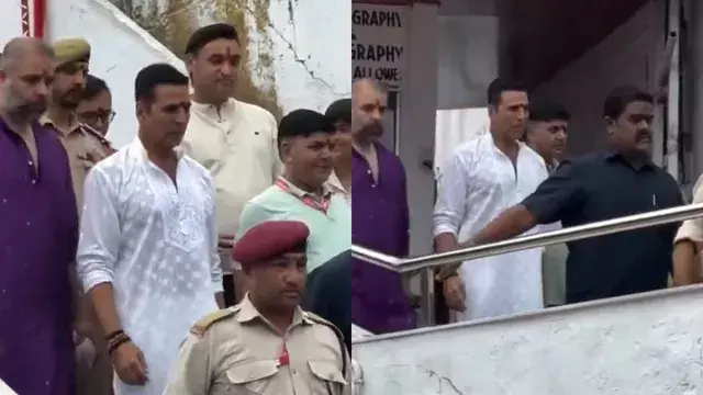 वैष्णो देवी मंदिर पहुंचे Akshay Kumar, फिल्म रिलीज से पहले लिया वैष्णो देवी मंदिर पहुंचे Akshay Kumar, फिल्म रिलीज से पहले लिया