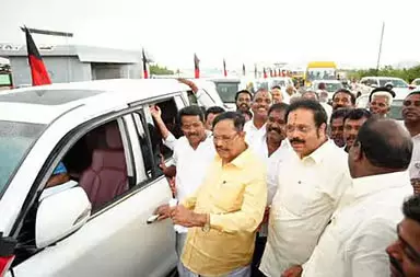 Tamil Nadu : वेल्लोर में 100 करोड़ पुल का निरीक्षण, दुरईमुरुगन का बयान Tamil Nadu : वेल्लोर में 100 करोड़ पुल का निरीक्षण, दुरईमुरुगन का बयान
