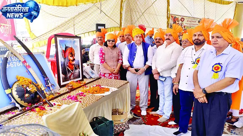 मंडी में महाराणा प्रताप जयंती की धूम, शोभायात्रा ने मोहा मन मंडी में महाराणा प्रताप जयंती की धूम, शोभायात्रा ने मोहा मन