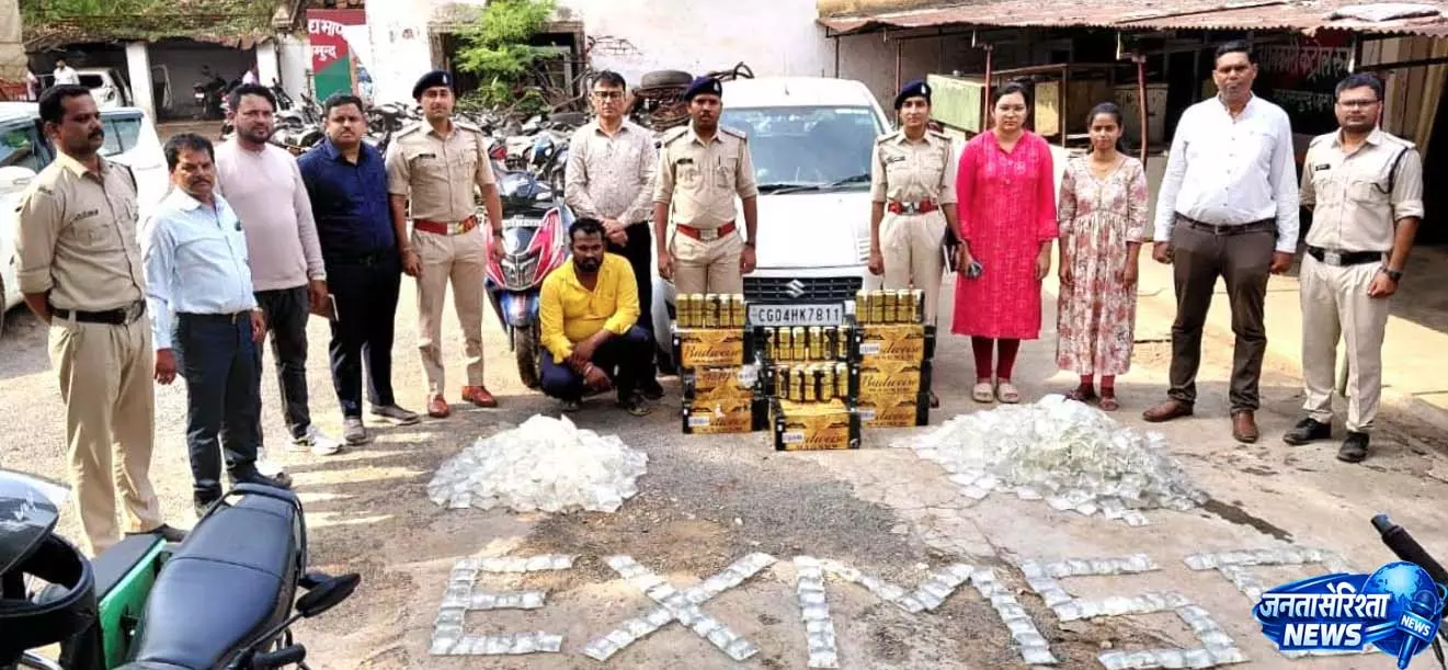अवैध शराब पर बड़ी कार्रवाई, 376 लीटर मदिरा और दो वाहन जब्त अवैध शराब पर बड़ी कार्रवाई, 376 लीटर मदिरा और दो वाहन जब्त