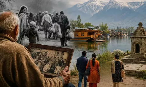 Srinagar : कश्मीरी पंडित सम्मेलन पर विवाद, पुनर्वास और वापसी पर फिर उठा पुराना सवाल Srinagar : कश्मीरी पंडित सम्मेलन पर विवाद, पुनर्वास और वापसी पर फिर उठा पुराना सवाल
