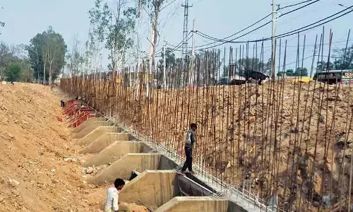 Ambala इंडस्ट्रियल एरिया पर बाढ़ का खतरा