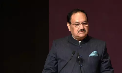 New Delhi: विश्व सिकल सेल जागरूकता दिवस पर Jagat Prakash Nadda ने उन्मूलन का लक्ष्य दोहराया New Delhi: विश्व सिकल सेल जागरूकता दिवस पर Jagat Prakash Nadda ने उन्मूलन का लक्ष्य दोहराया