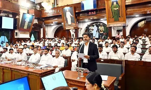 Tamil Nadu: विधानसभा में मेकेदातु बांध प्रस्ताव का विरोध प्रस्ताव सर्वसम्मति से पारित Tamil Nadu: विधानसभा में मेकेदातु बांध प्रस्ताव का विरोध प्रस्ताव सर्वसम्मति से पारित