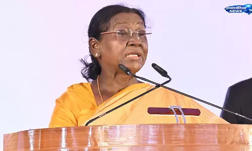 MP : राष्ट्रपति मुर्मू का सिकल सेल उन्मूलन पर भरोसा, 2047 से पहले समाधान की उम्मीद MP : राष्ट्रपति मुर्मू का सिकल सेल उन्मूलन पर भरोसा, 2047 से पहले समाधान की उम्मीद