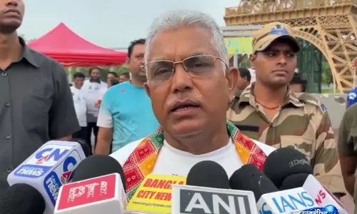 दिलीप घोष ने कहा कि बंगाल में योग दिवस समारोह की अगुवाई पीएम मोदी करेंगे और इसमें 30,000 लोग हिस्सा लेंगे
