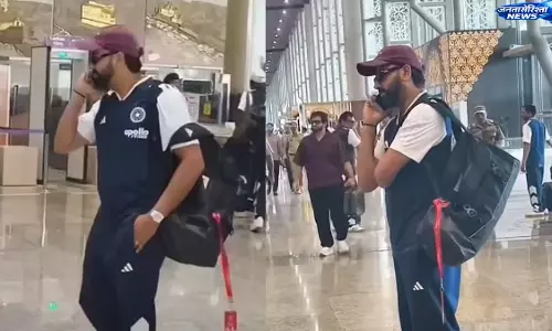 एयरपोर्ट पर रोहित शर्मा का वीडियो वायरल, वनडे भविष्य को लेकर फिर बढ़ी चर्चा एयरपोर्ट पर रोहित शर्मा का वीडियो वायरल, वनडे भविष्य को लेकर फिर बढ़ी चर्चा