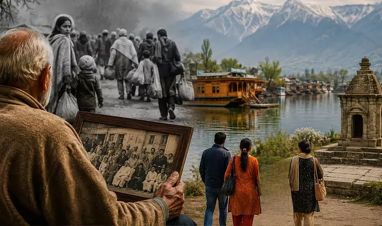 Srinagar : कश्मीरी पंडित सम्मेलन पर विवाद, पुनर्वास और वापसी पर फिर उठा पुराना सवाल Srinagar : कश्मीरी पंडित सम्मेलन पर विवाद, पुनर्वास और वापसी पर फिर उठा पुराना सवाल