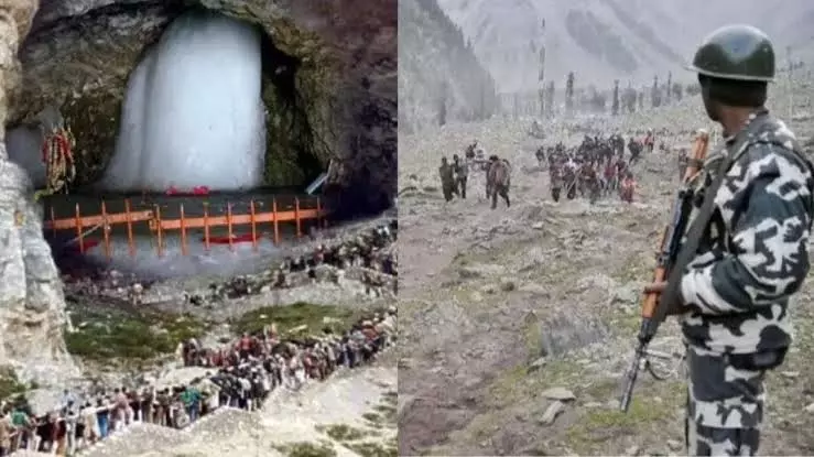 Jammu: अमरनाथ यात्रा को लेकर नगरोटा में कड़ी सुरक्षा जांच Jammu: अमरनाथ यात्रा को लेकर नगरोटा में कड़ी सुरक्षा जांच