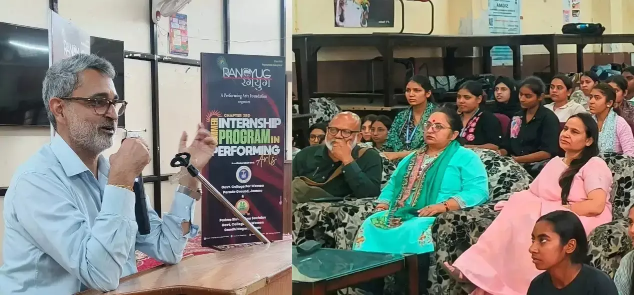 Jammu: रंगयुग ने 100 छात्राओं को प्रमाणपत्र प्रदान किए Jammu: रंगयुग ने 100 छात्राओं को प्रमाणपत्र प्रदान किए