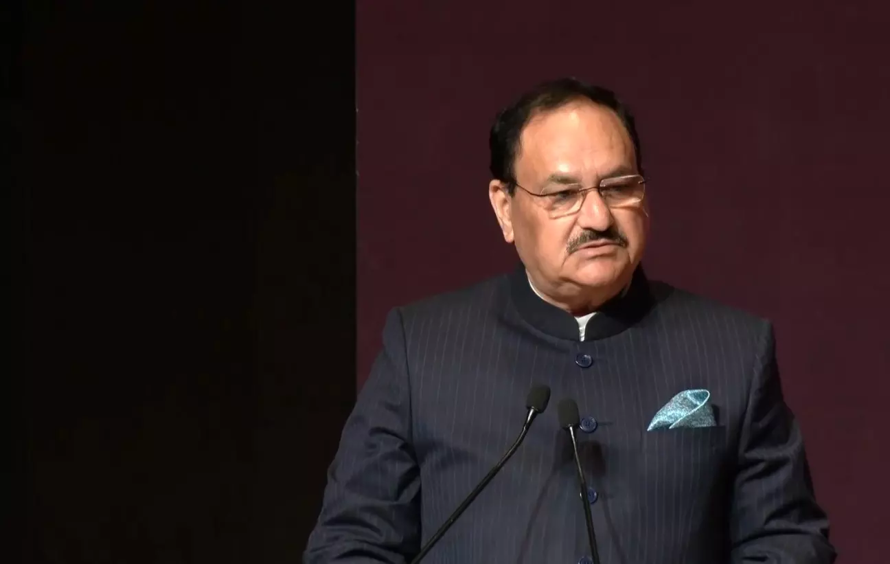 New Delhi: विश्व सिकल सेल जागरूकता दिवस पर Jagat Prakash Nadda ने उन्मूलन का लक्ष्य दोहराया New Delhi: विश्व सिकल सेल जागरूकता दिवस पर Jagat Prakash Nadda ने उन्मूलन का लक्ष्य दोहराया