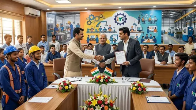 ITI और उद्योगों के बीच MoU , प्रशिक्षुओं को मिलेगा सीधे रोजगार से जुड़ने का अवसर ITI और उद्योगों के बीच MoU , प्रशिक्षुओं को मिलेगा सीधे रोजगार से जुड़ने का अवसर