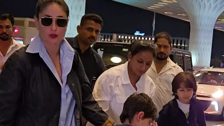 Kareena Kapoor के साथ सफर में तैमूर-जेह का क्यूट और चौंकाने वाला मोमेंट Kareena Kapoor के साथ सफर में तैमूर-जेह का क्यूट और चौंकाने वाला मोमेंट