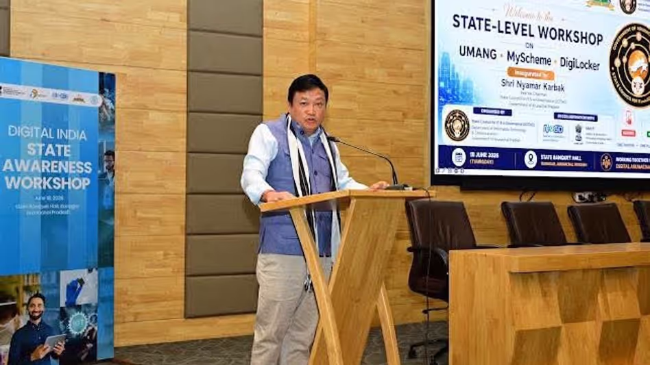 Arunachal में UMANG, MyScheme और DigiLocker पर राज्य-स्तरीय वर्कशॉप आयोजित की गई Arunachal में UMANG, MyScheme और DigiLocker पर राज्य-स्तरीय वर्कशॉप आयोजित की गई
