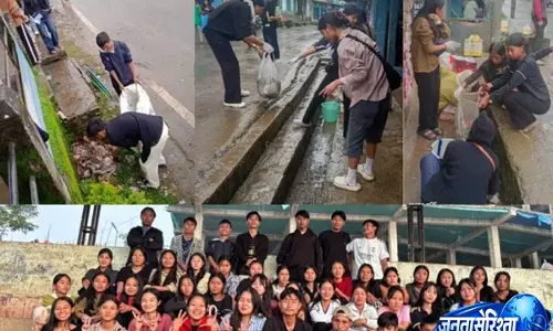 लोंगलेंग में TSUL का सफाई अभियान