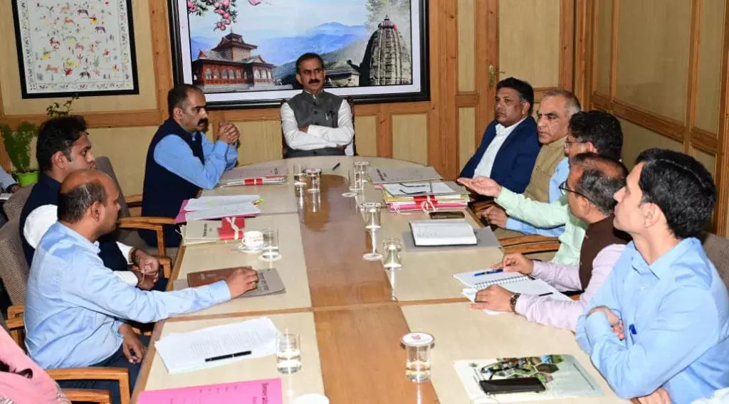 Shimla: मुख्यमंत्री ने एफआरए के तहत सड़क विकास को गति देने के निर्देश दिए Shimla: मुख्यमंत्री ने एफआरए के तहत सड़क विकास को गति देने के निर्देश दिए