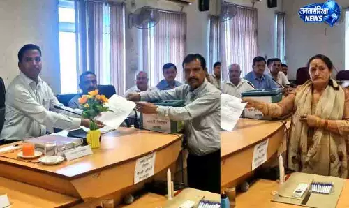 Hamirpur लेख राम और प्रमिला देवी बने जिला परिषद के नए पदाधिकारी Hamirpur लेख राम और प्रमिला देवी बने जिला परिषद के नए पदाधिकारी