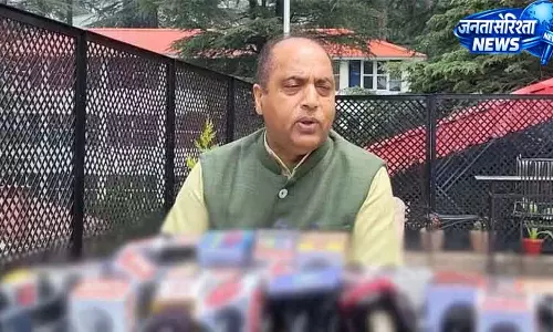 किशाऊ डैम प्रोजेक्ट पर झूठ बोल रहे सीएम, जयराम का आरोप किशाऊ डैम प्रोजेक्ट पर झूठ बोल रहे सीएम, जयराम का आरोप