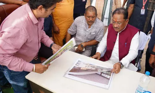 मुख्यमंत्री विष्णुदेव साय ने सलियाटोली में निर्माणाधीन नालंदा परिसर का किया निरीक्षण