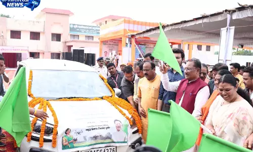 ड्रोन पायलट प्रशिक्षण हेतु महिला कृषकों का दल जशपुर से रायपुर रवाना, CM साय ने दिखाई हरी झंडी