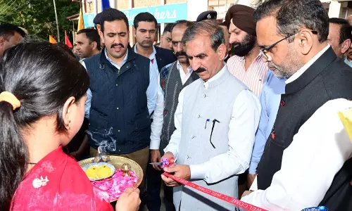 शिमला में कसुम्पटी पार्किंग का CM ने किया उद्घाटन, सर्कुलर रोड चौड़ीकरण के लिए ₹150 करोड़ स्वीकृत शिमला में कसुम्पटी पार्किंग का CM ने किया उद्घाटन, सर्कुलर रोड चौड़ीकरण के लिए ₹150 करोड़ स्वीकृत
