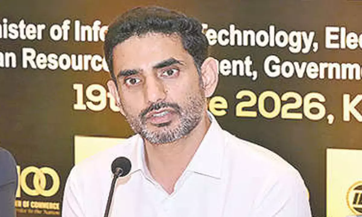 Andhra: लोकेश ने स्टील, एग्रीकल्चर में नए इन्वेस्टमेंट की वकालत की Andhra: लोकेश ने स्टील, एग्रीकल्चर में नए इन्वेस्टमेंट की वकालत की