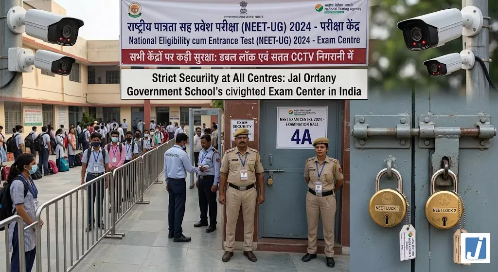NEET परीक्षा को लेकर कड़ी सुरक्षा, सभी केंद्रों पर डबल लॉक और CCTV निगरानी NEET परीक्षा को लेकर कड़ी सुरक्षा, सभी केंद्रों पर डबल लॉक और CCTV निगरानी