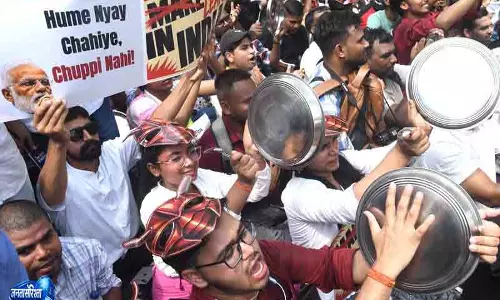 Delhi CJP के साथ पहली बार प्रदर्शनकारी, दिया समर्थन संदेश Delhi CJP के साथ पहली बार प्रदर्शनकारी, दिया समर्थन संदेश