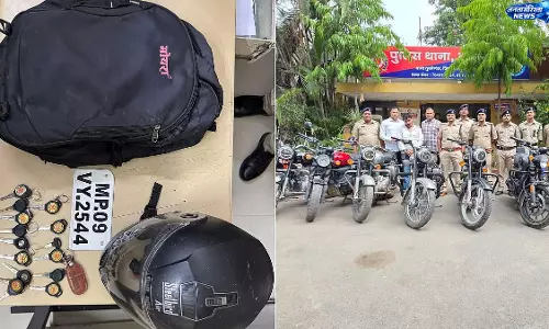 Inter-स्टेट वाहन चोर गिरफ्तार, 14 दोपहिया वाहन बरामद, 13 रॉयल एनफील्ड शामिल